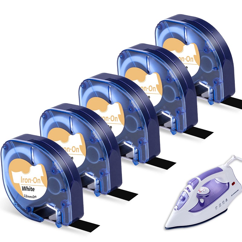 Commercial Fabric Printing Machine - 5Pk label kain setrika-On Dymo LetraTag