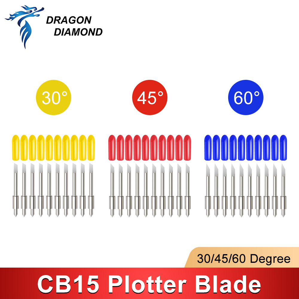 Cutting Plotter Blade - Naga Berlian 5 buah 30/45/60 derajat