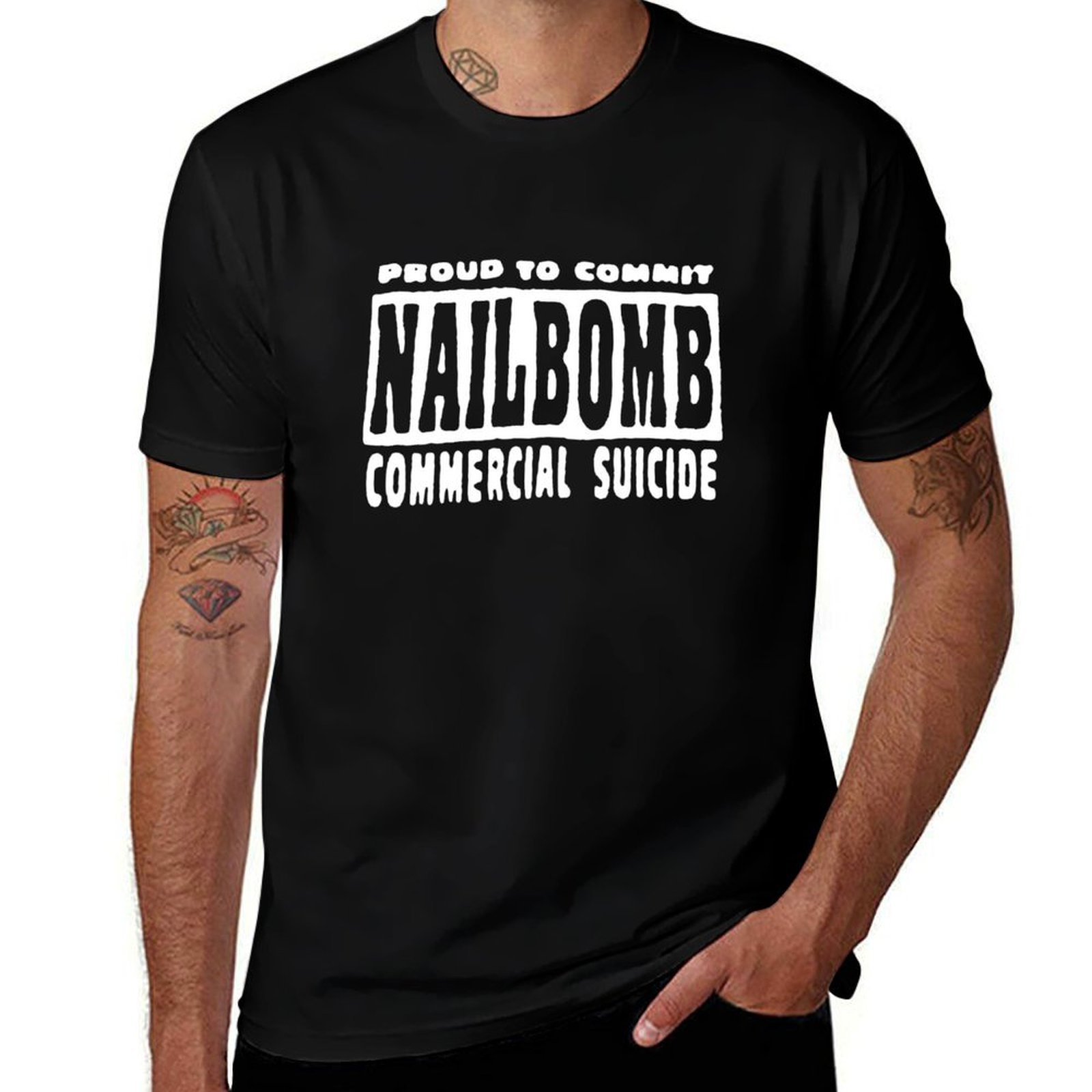 Commercial Shirt Printing - Proud To Commit Náílbómn Commercial Suicide