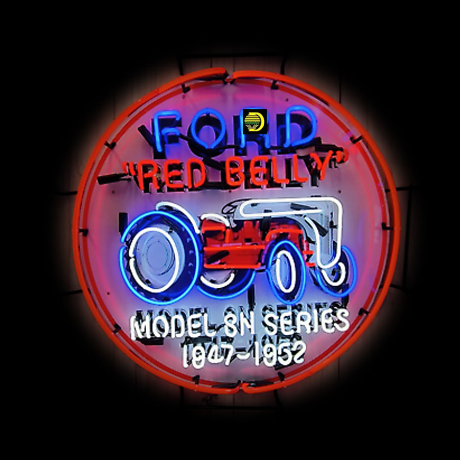 Commercial Printing Ink - Lampu Neon Traktor Red Belly, Lampu