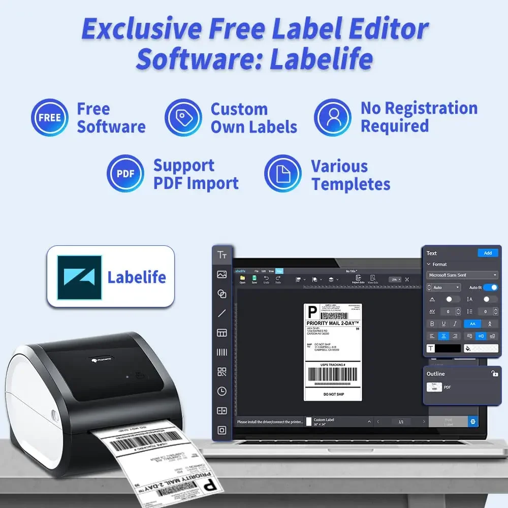 Printer pengiriman Bluetooth n - Commercial Printing Paper ulasan dan harga