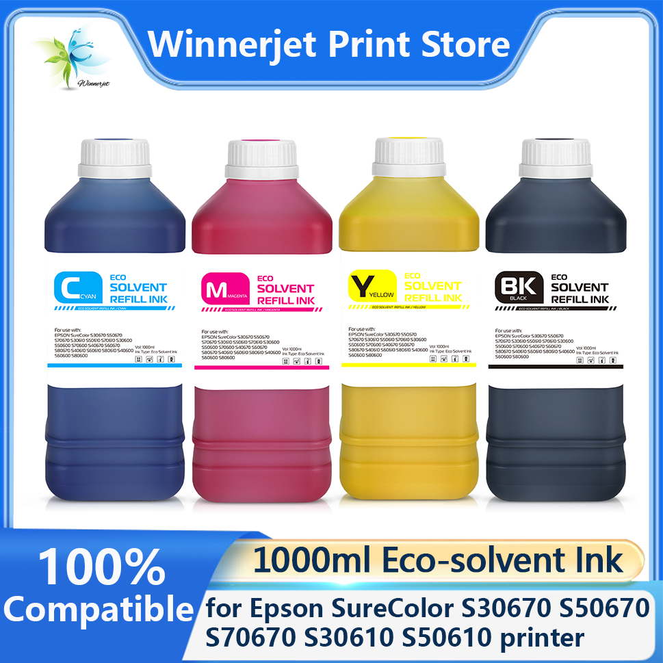 Tinta Eco-solvent 1000ml untuk - Eco Solvent Ink Cartridge ulasan dan harga