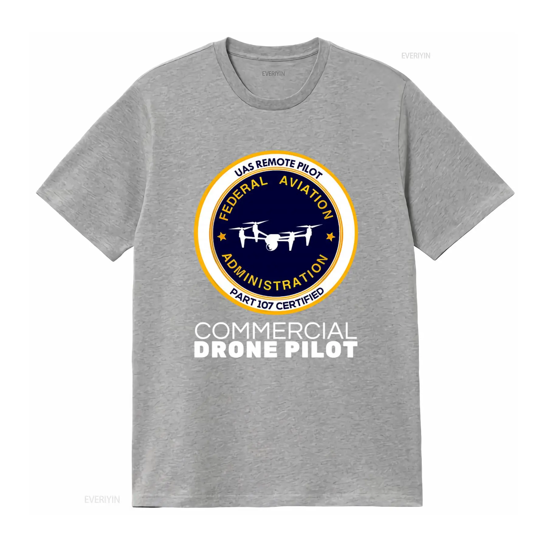 Kaos Drone Komersial Bersertif - Commercial Shirt Printing ulasan dan harga