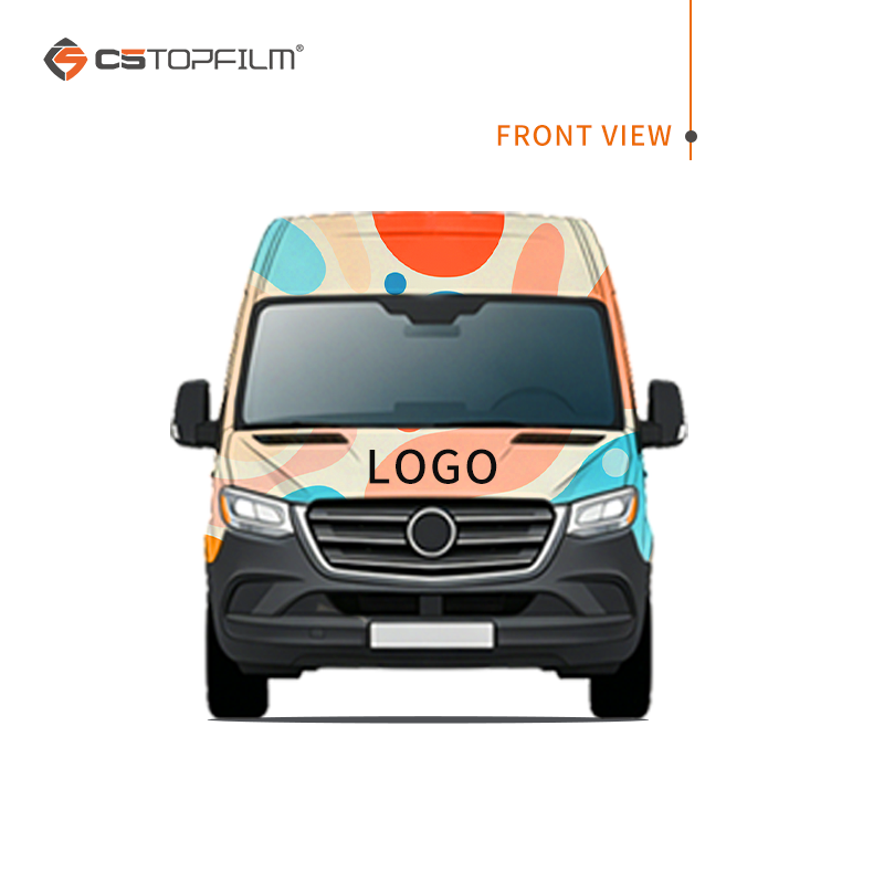 Stiker Mobil Desain Abstrak Wa - Commercial Wrap Printing ulasan dan harga