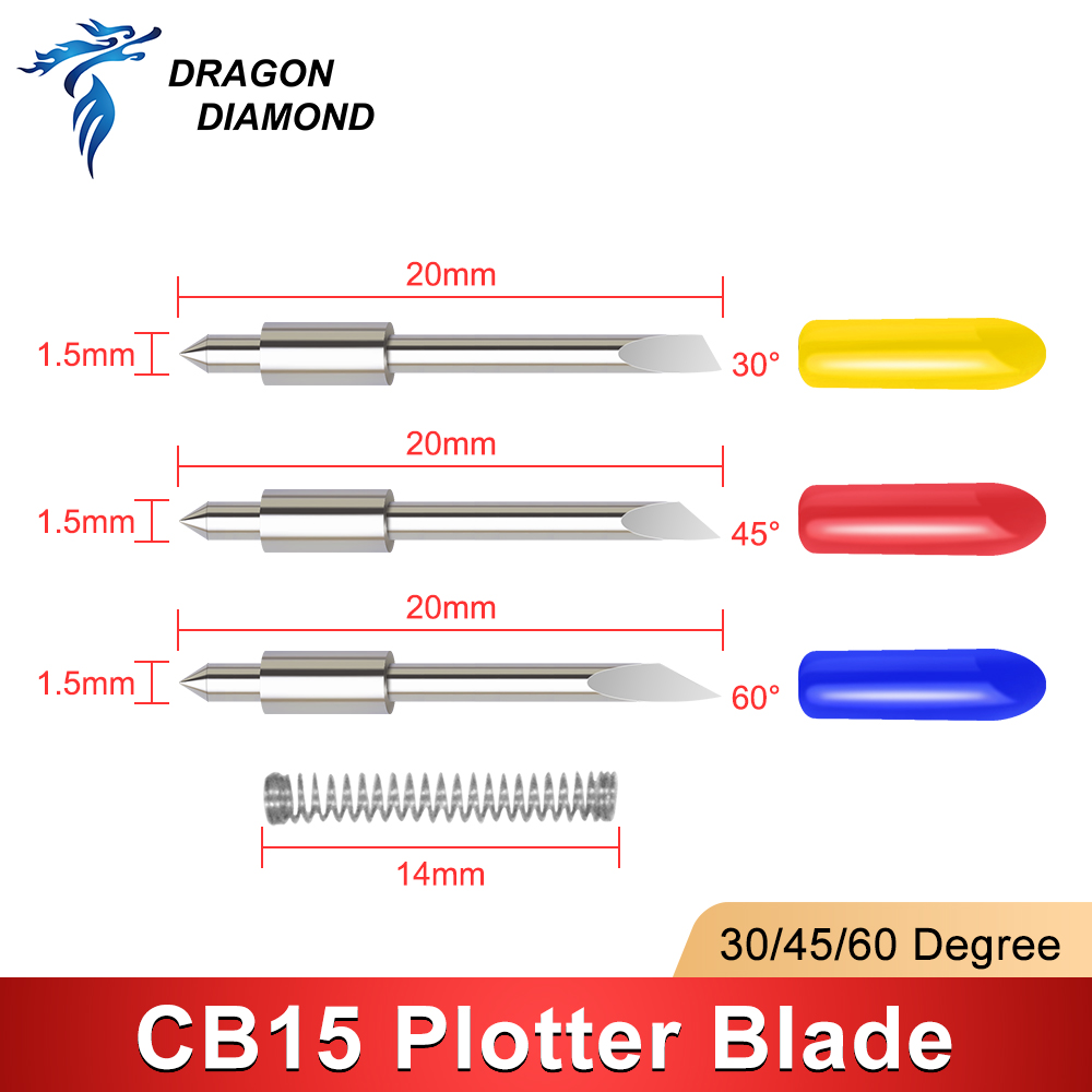 Naga Berlian 5 buah 30/45/60 d - Cutting Plotter Blade ulasan dan harga