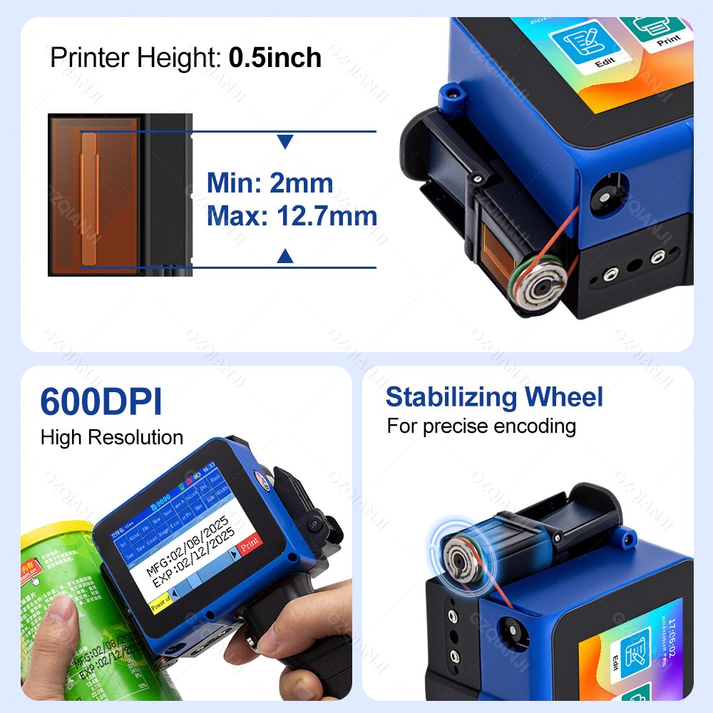 Printer Inkjet Label 12.7mm Po - Commercial Fabric Printing Machine ulasan dan harga