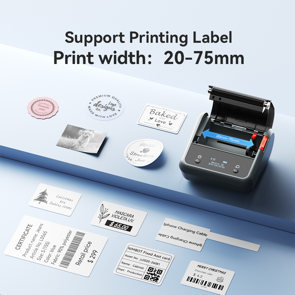 Niimbot B3S Printer Label Nirk - Commercial Printing Paper ulasan dan harga