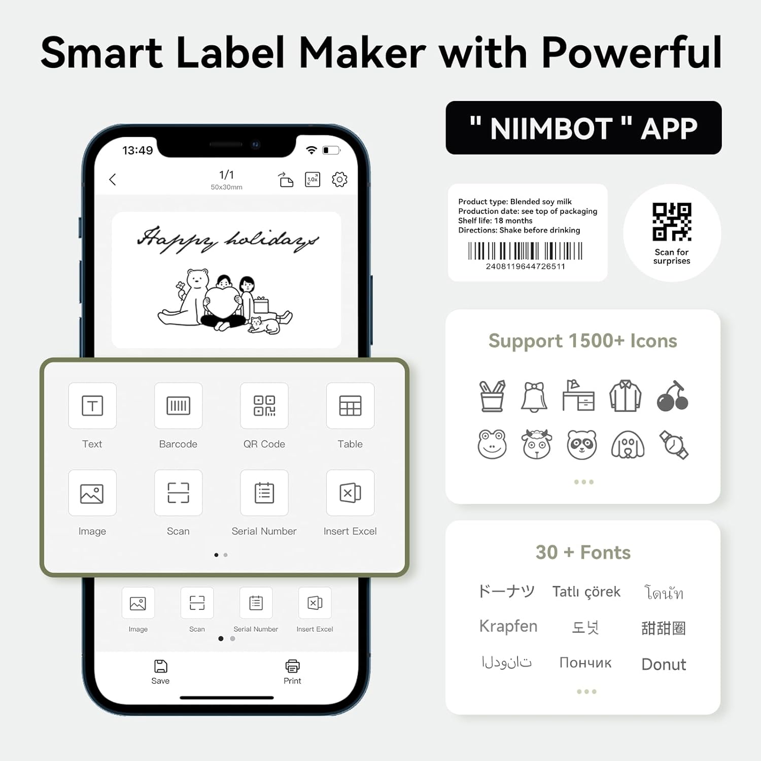 Niimbot B1 Printer Bluetooth n - Commercial Printing Paper ulasan dan harga