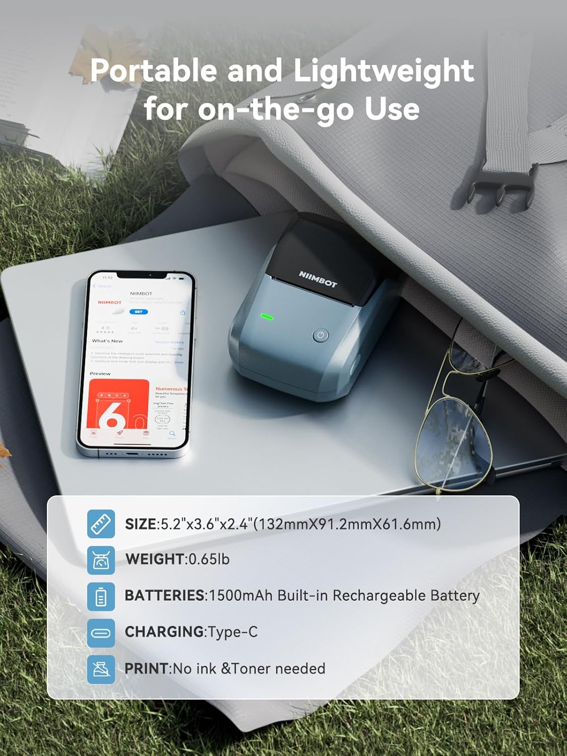 Niimbot B1 Printer Bluetooth n - Commercial Printing Paper ulasan dan harga