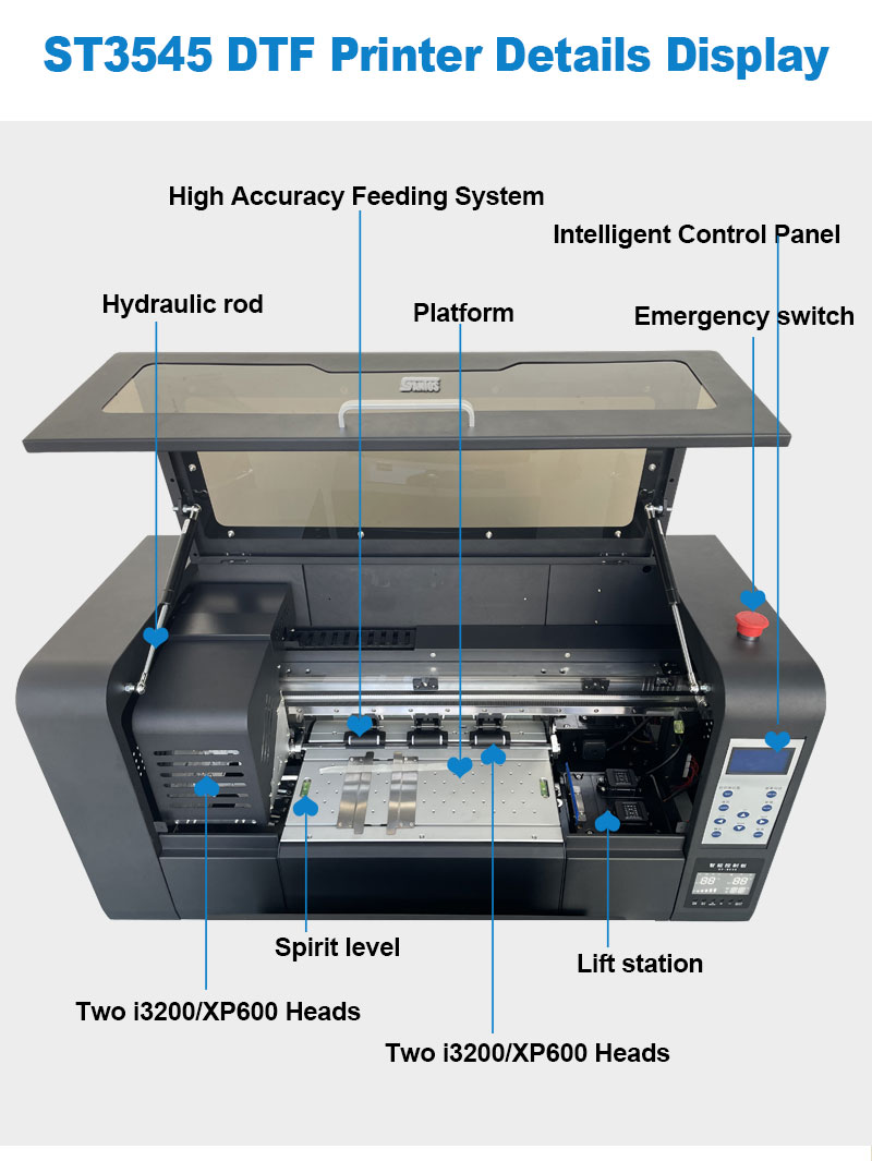 Mesin Cetak Transfer Panas DTF - Commercial Printing Machine For Clothes ulasan dan harga